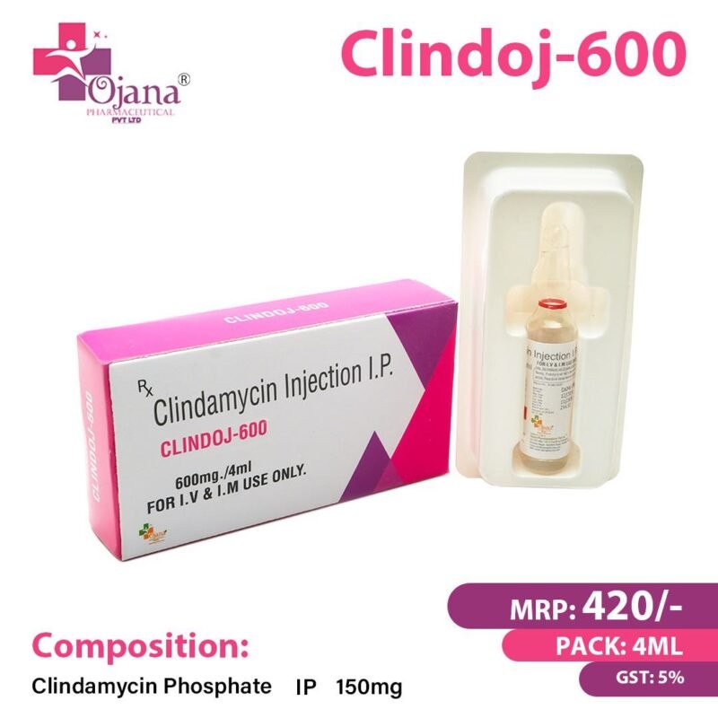 Clindoj 600 Injection | Clindamycin 600mg Antibiotic